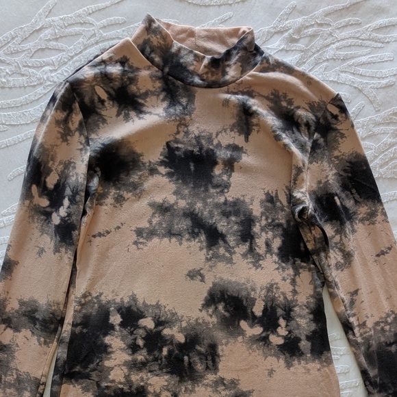 *NWT* Fashion Nova Black and Pink Tie Dye Dress - Picture 5 of 6